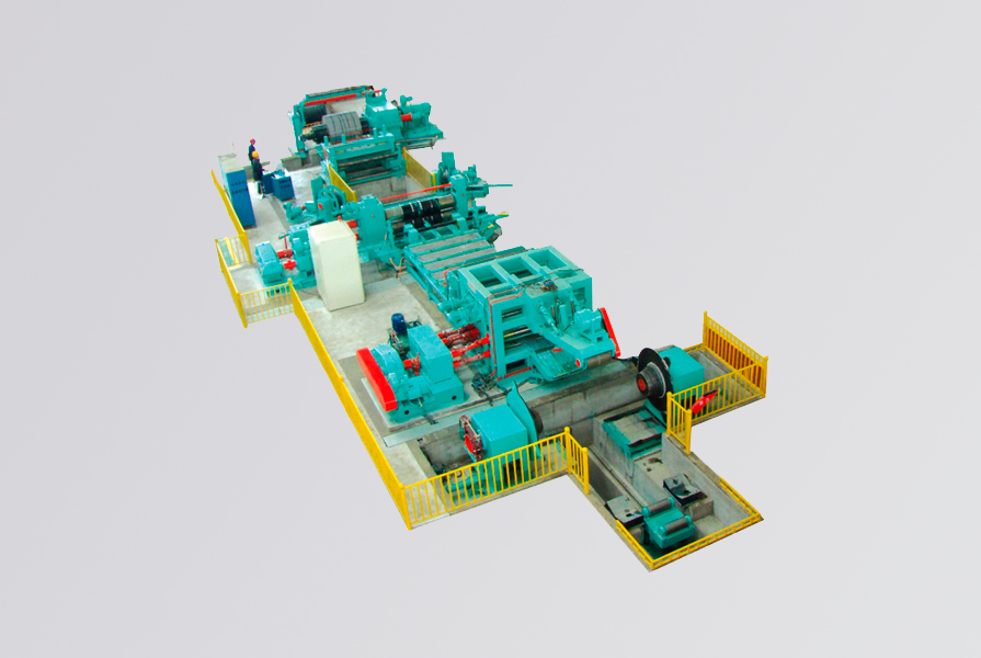 HR coil uncoiling-leveling-shearing- stacking line